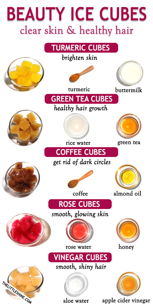 BEAUTY ICE CUBES FOR HEALTHY SKIN AND HAIR