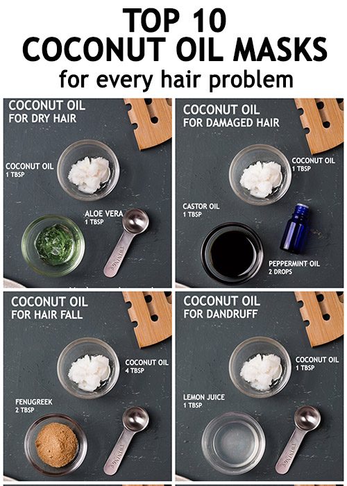 COCONUT OIL HAIR MASKS