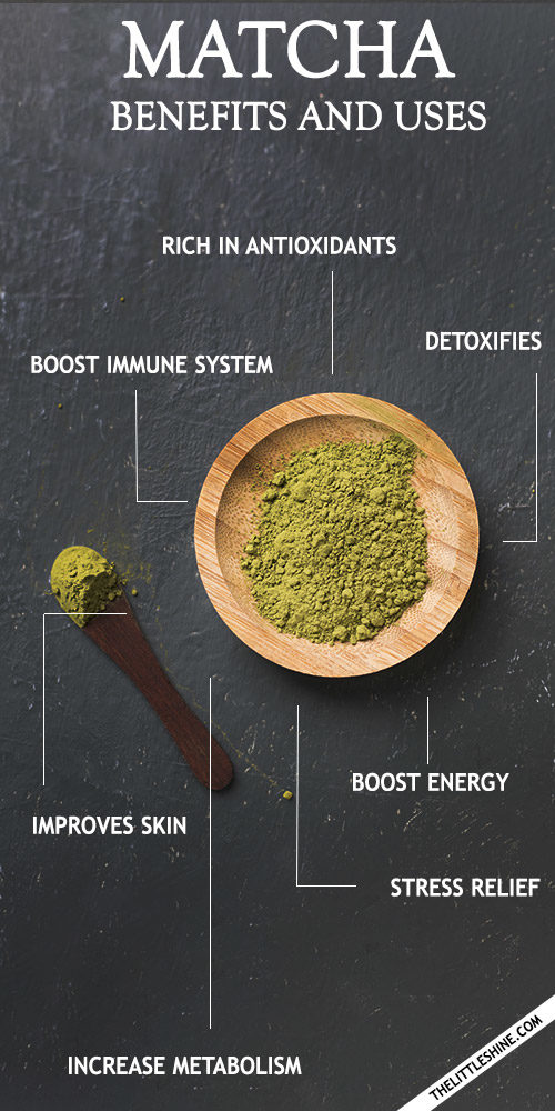 MATCHA POWDER BENEFITS AND USES – The Little Shine