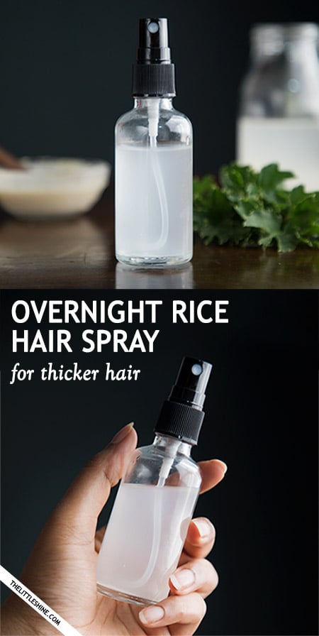 OVERNIGHT RICE WATER HAIR SPRAY FOR FASTER HAIR GROWTH