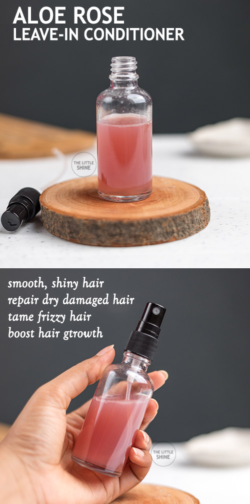 ALOE ROSE LEAVE-IN SPRAY CONDITIONER FOR DRY HAIR