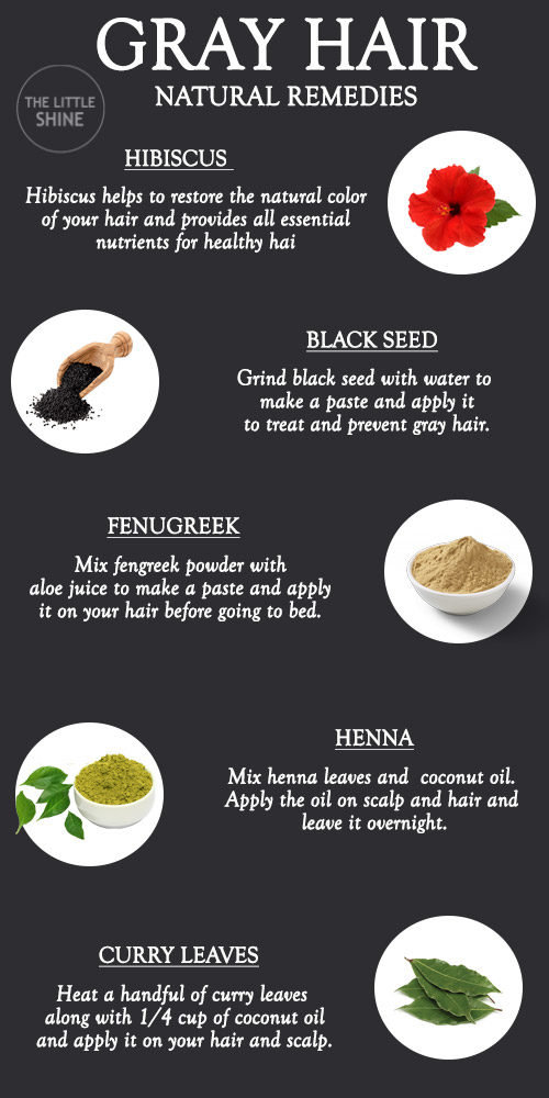 NATURAL REMEDIES FOR GRAY HAIR - The Little Shine