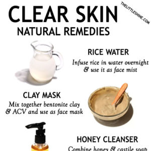 Clear natural remedies skin for 8 Home