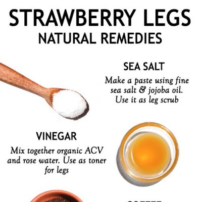 HOW TO GET RID OF STRAWBERRY LEGS