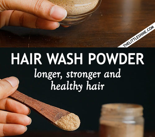 Hair Wash Powder for longer stronger hair