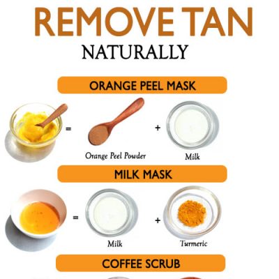 HOW TO REMOVE TAN