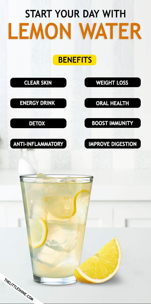 Lemon water recipe and benefits