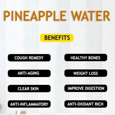 PINEAPPLE WATER RECIPE AND BENEFITS