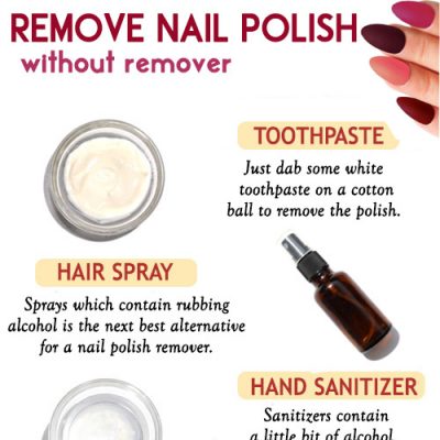 BEST WAYS TO REMOVE NAIL POLISH WITHOUT REMOVER