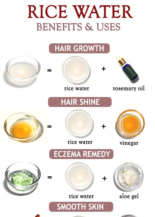 Rice water beauty benefits and uses