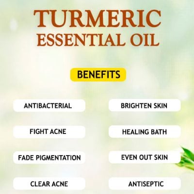 TURMERIC ESSENTIAL OIL BENEFITS AND USES