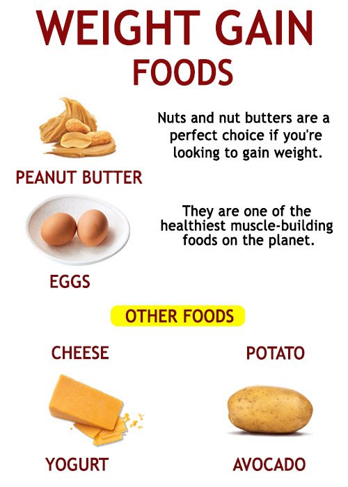 WEIGHT GAIN FOOD