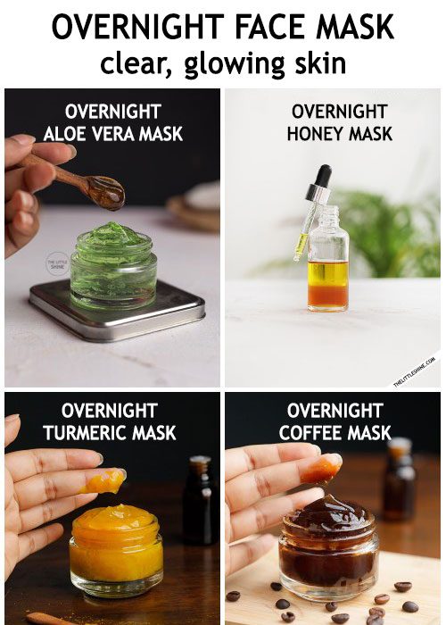 OVERNIGHT FACE MASKS FOR CLEAR GLOWING SKIN