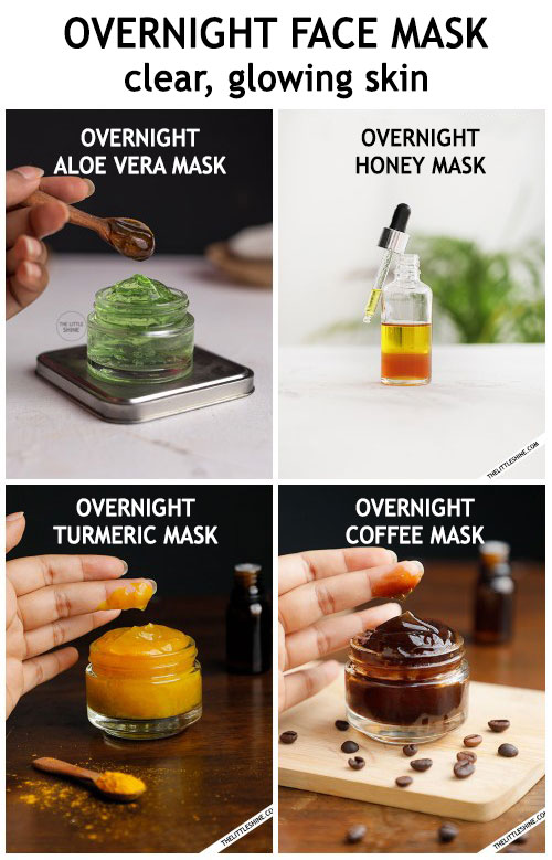 OVERNIGHT FACE MASKS FOR CLEAR GLOWING SKIN