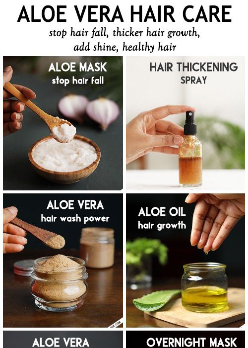 BEST ALOE VERA HAIR RECIPES