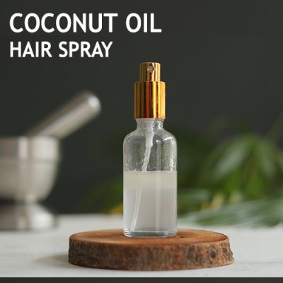 COCONUT OIL HAIR SPRAY to repair dry damaged hair