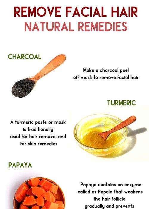 NATURAL REMEDIES TO REMOVE FACIAL HAIR