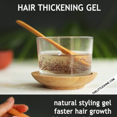 HAIR THICKENING GEL - styling and hair growth gel