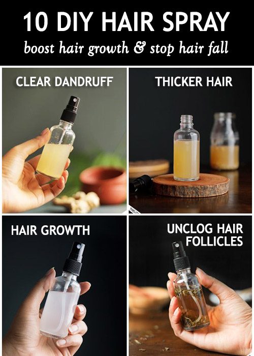 10 HAIR SPRAY RECIPES FOR FASTER HAIR GROWTH
