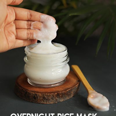 Overnight rice mask for hair growth and amazing shine