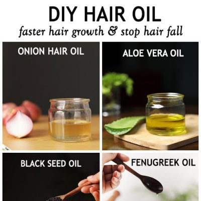 BEST DIY HAIR OILS FOR FASTER HAIR GROWTH