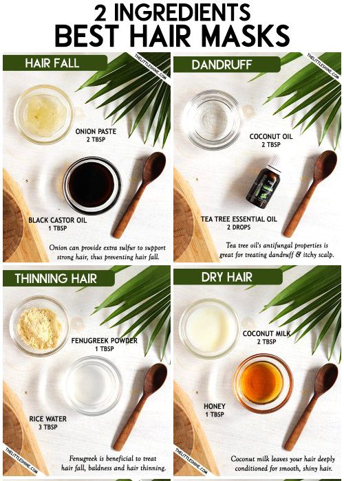 TOP 6 HAIR MASKS TO TREAT ALL HAIR PROBLEMS NATURALLY