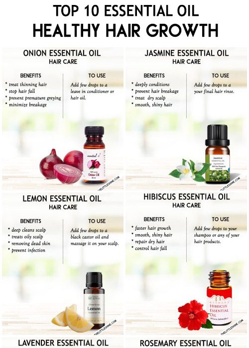 TOP 10 ESSENTIAL OIL FOR HAIR