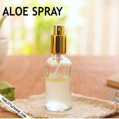 Aloe hair growth spray