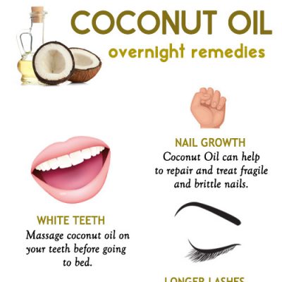 Overnight coconut oil remedies