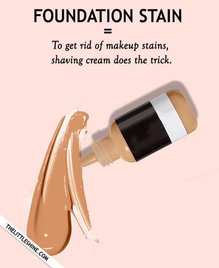 Foundation - shaving cream 