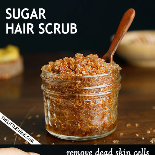 Deep Cleansing Sugar Hair Scrub The Little Shine