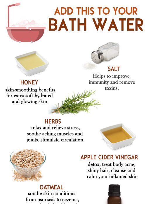 ADD THESE THINGS TO YOUR BATH WATER for healthy skin and hair