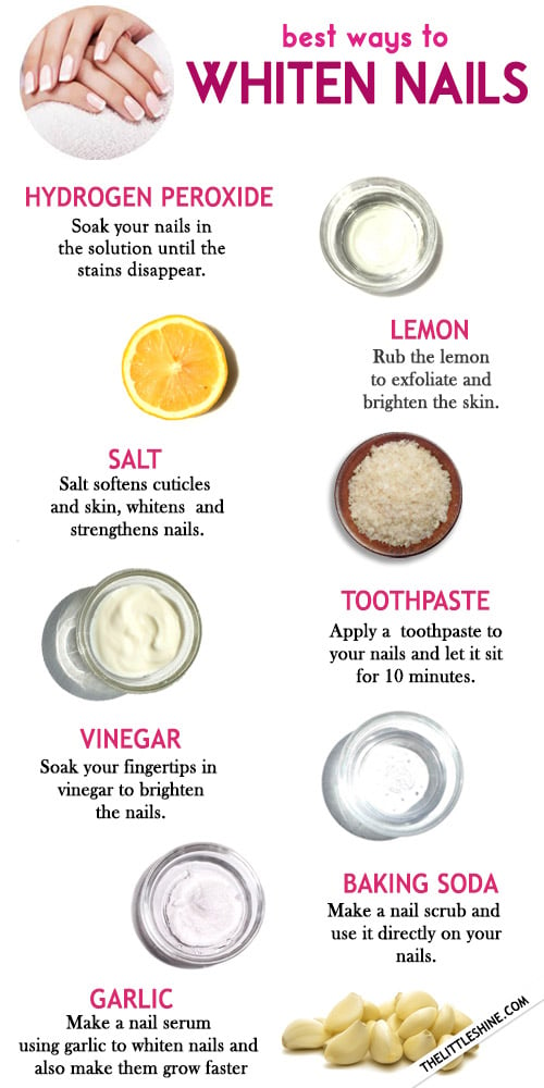 10 BEST NATURAL WAYS TO WHITEN NAILS The Little Shine
