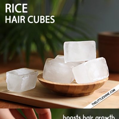 RICE WATER HAIR CUBES for beautiful hair