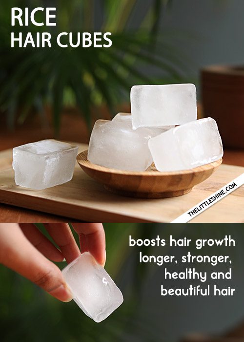 RICE WATER HAIR CUBES for beautiful hair