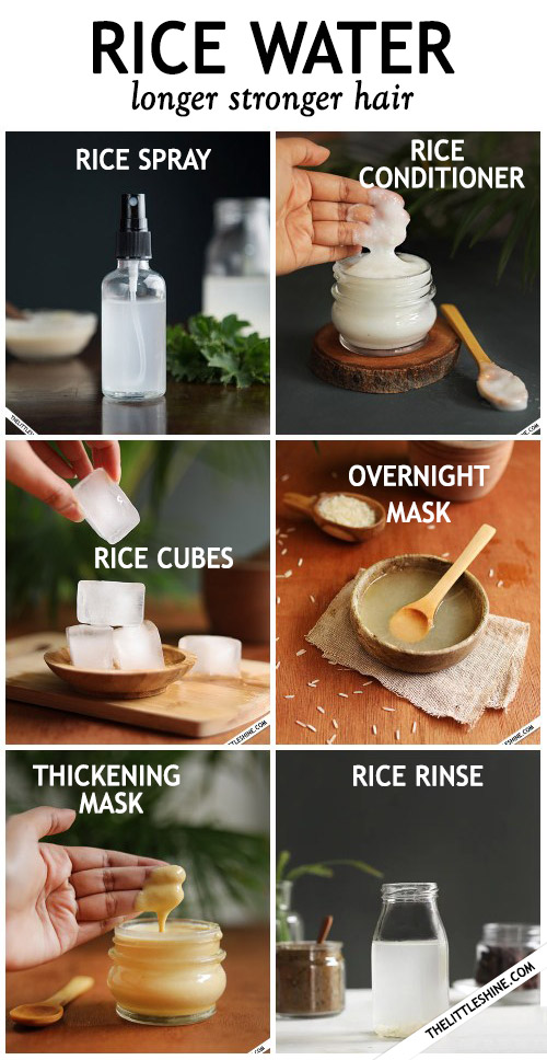 6 Best ways to use rice water for beautiful hair