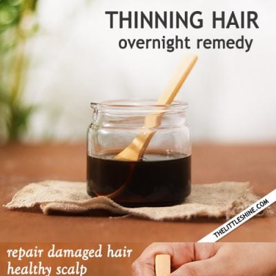 Thinning Hair Overnight Remedy