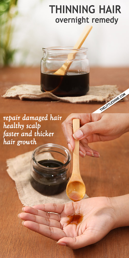 Thinning Hair Overnight Remedy
