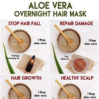 aloe hair mask
