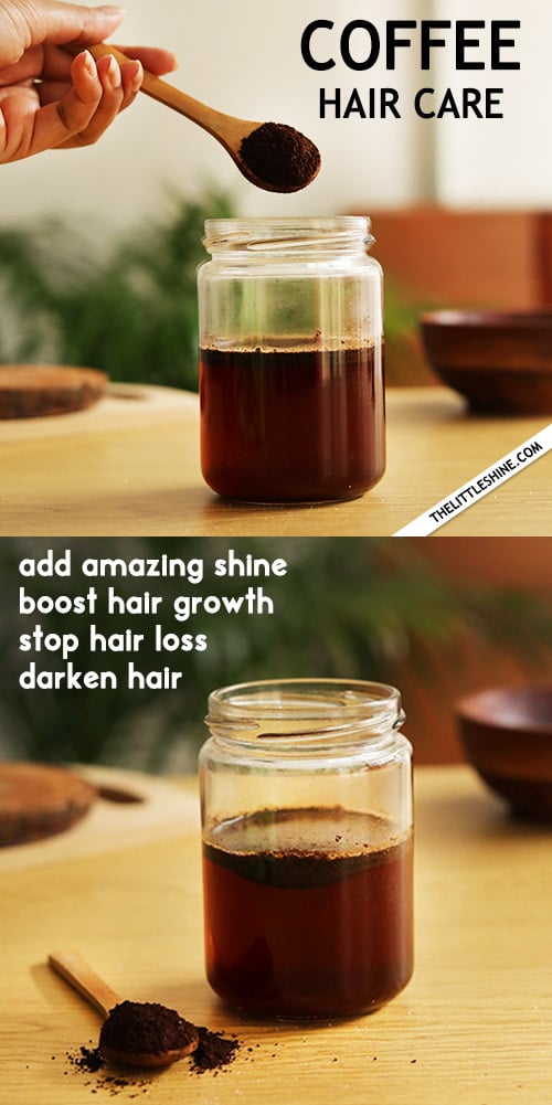 COFFEE HAIR SPRAY - add amazing shine and softness