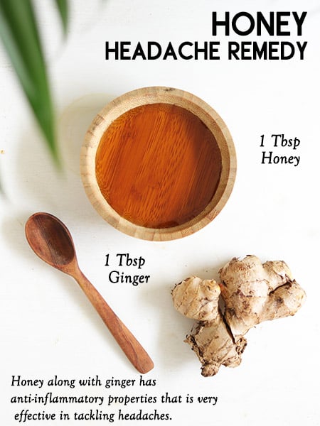Honey for headache -