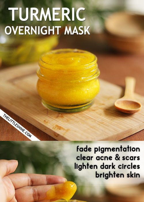 Turmeric Sleeping Mask for clear skin