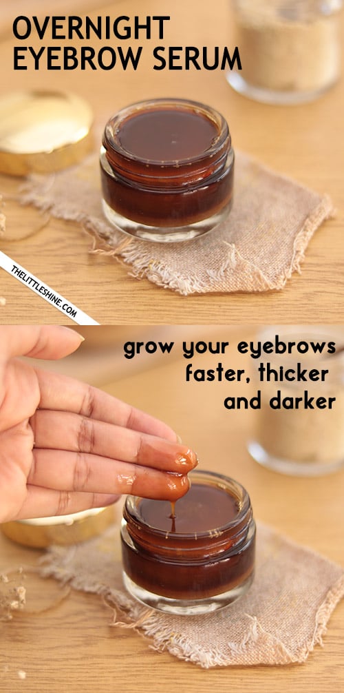 Overnight Eyebrow Growth Serum for thicker and darker eyebrows