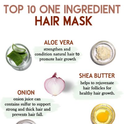 TOP 10 ONE INGREDIENT HAIR MASK for hair growth