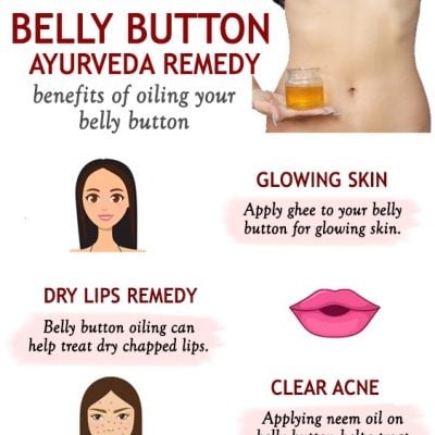 Oiling The Belly Button To Treat Health And Beauty Problems