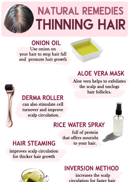 THINNING HAIR NATURAL REMEDIES
