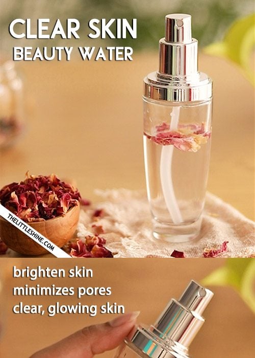 BEAUTY WATER for CLEAR SKIN with just 2 ingredients