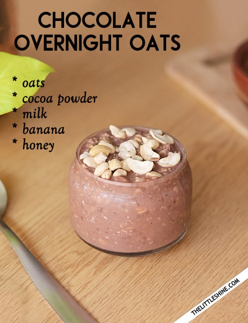 Overnight Chocolate Oats  -