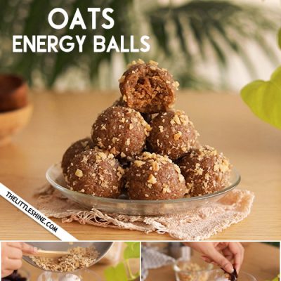 OATS ENERGY BALLS with just 5 ingredients