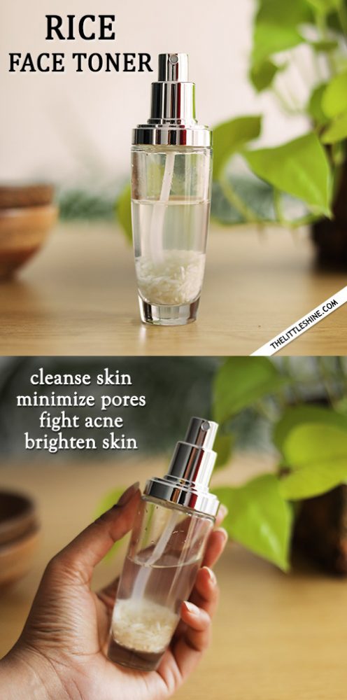 BRIGHTEN SKIN with rice water toner - The Little Shine